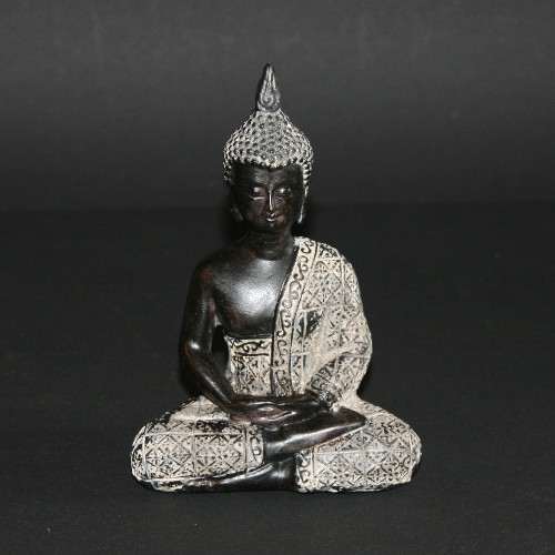 Boeddha Beeld antiek look 13 cm - Het Gouden Tijdperk