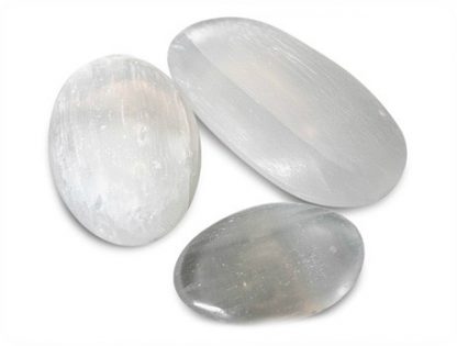 Hand/massage-stenen van Seleniet