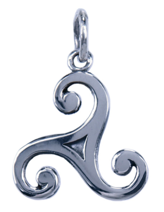 Hanger Triskel zilver