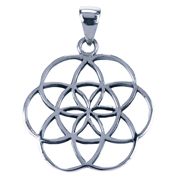 Hanger Seed of Life zilver medium