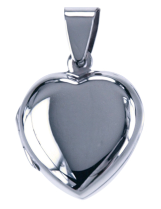 Medaillon hanger Hart zilver
