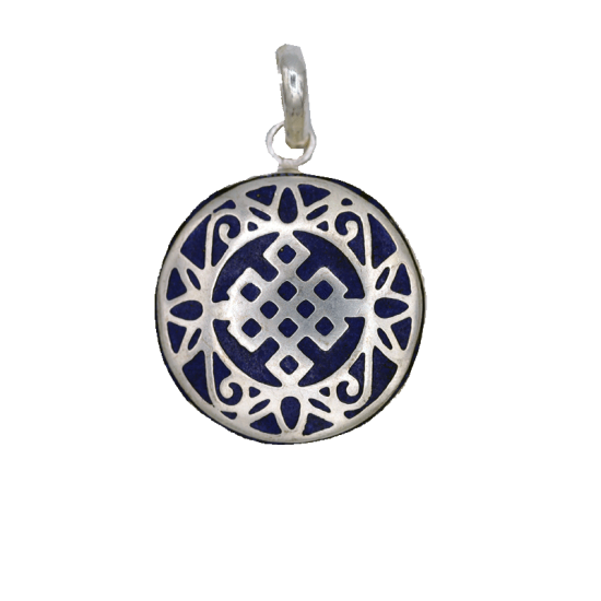 Hanger Oneindige Knoop blauw