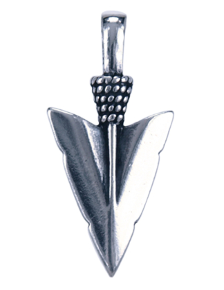 Hanger Pijlpunt zilver