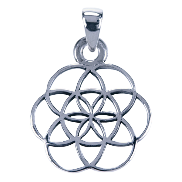 Hanger Seed of Life zilver klein