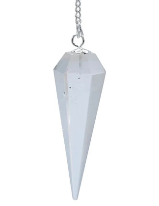 Pendel Bergkristal facet geslepen 4,5 cm