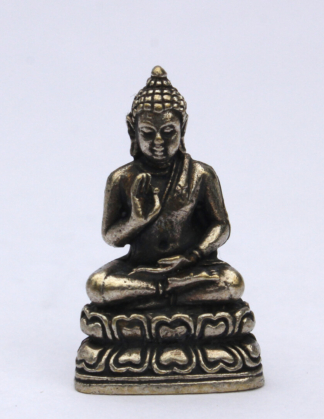 Portier hotel uitrusting Mini beeldje Boeddha Dharma 2,3 cm - Het Gouden Tijdperk