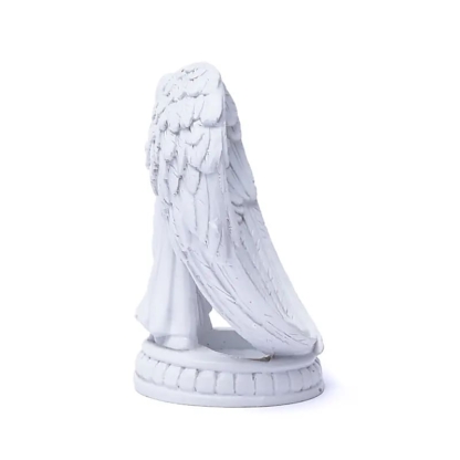 Kaarshouder Engel polyresin 15 cm - Afbeelding 2