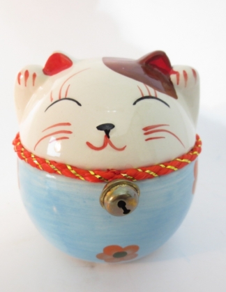 Chinese Gelukskat spaarpot 10 cm