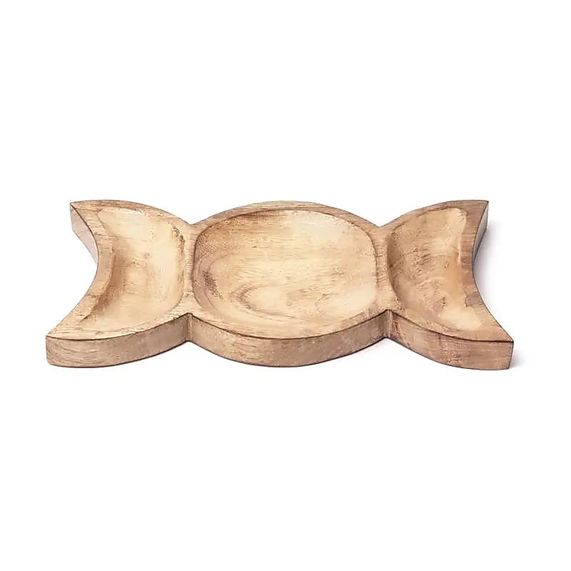 Mango schaal met Godinnensymbool