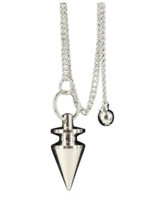 Pendel met dakje 3 cm zilverkleurig