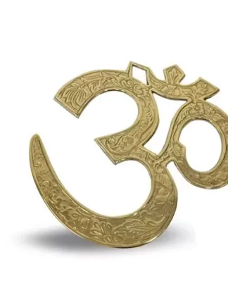 Ohm symbool messing 18 cm