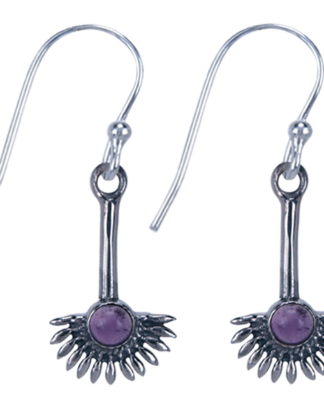 Oorhangers Amethist