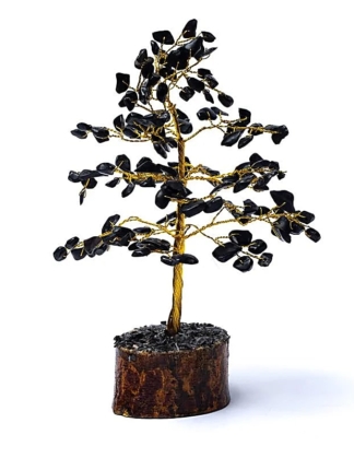 Edelsteenboom zwarte Agaat 18 cm