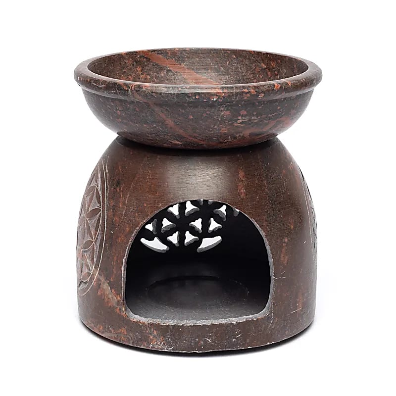 Aromalamp Flower of Life zeepsteen - Afbeelding 2