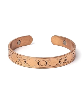 Magneet armband Koper Triple Moon 6 cm