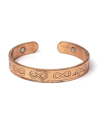 Magneet armband Koper Leminscaat 6 cm