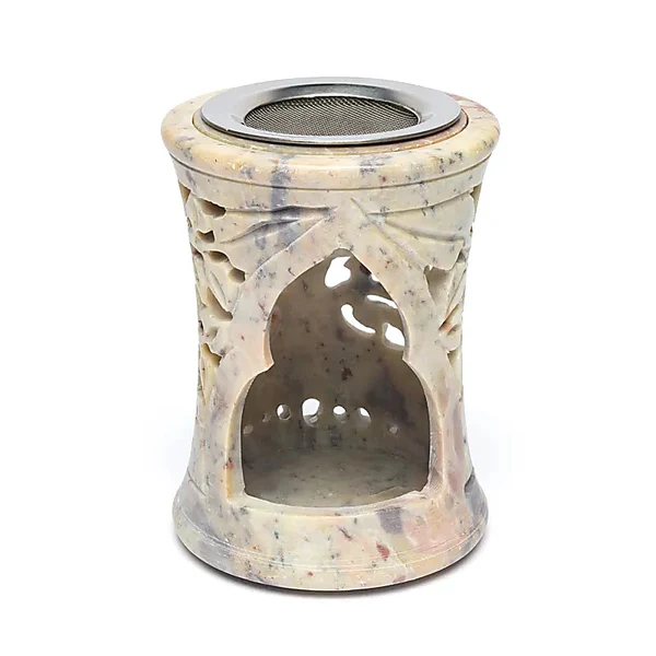 Aromalamp / Wierookbrander Tree of Life zeepsteen - Afbeelding 2