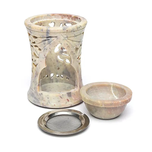 Aromalamp / Wierookbrander Tree of Life zeepsteen - Afbeelding 3