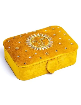 Sieraden / Tarot doos fluweel Zon