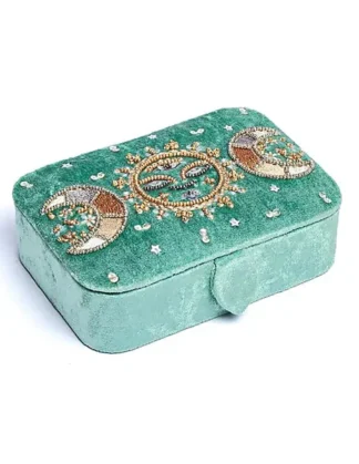 Sieraden / Tarot doos fluweel Maanfasen