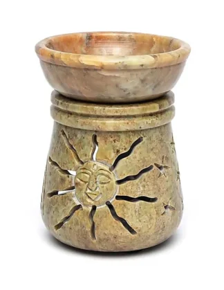 Aromalamp Zon en Maan zeepsteen