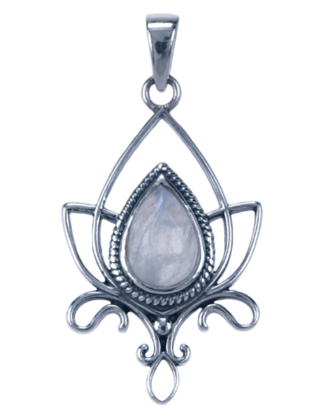 Hanger Lotus met Maansteen