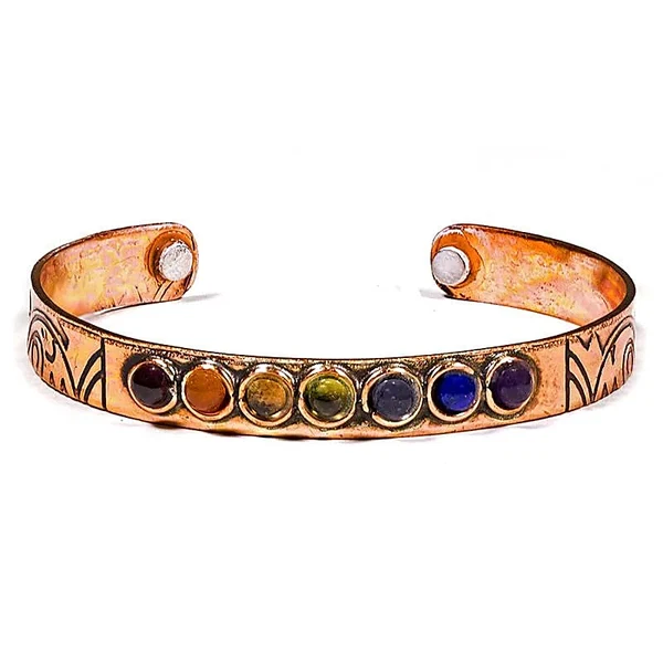 Magneet armband Koper Chakra 6,5 cm