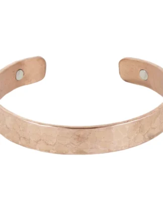 Magneet armband Koper gehamerd 6 cm
