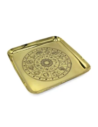 Altaarschaal messing Zodiac
