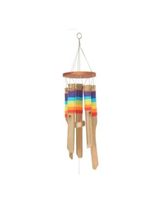 Windgong Bamboe 30 cm Regenboog
